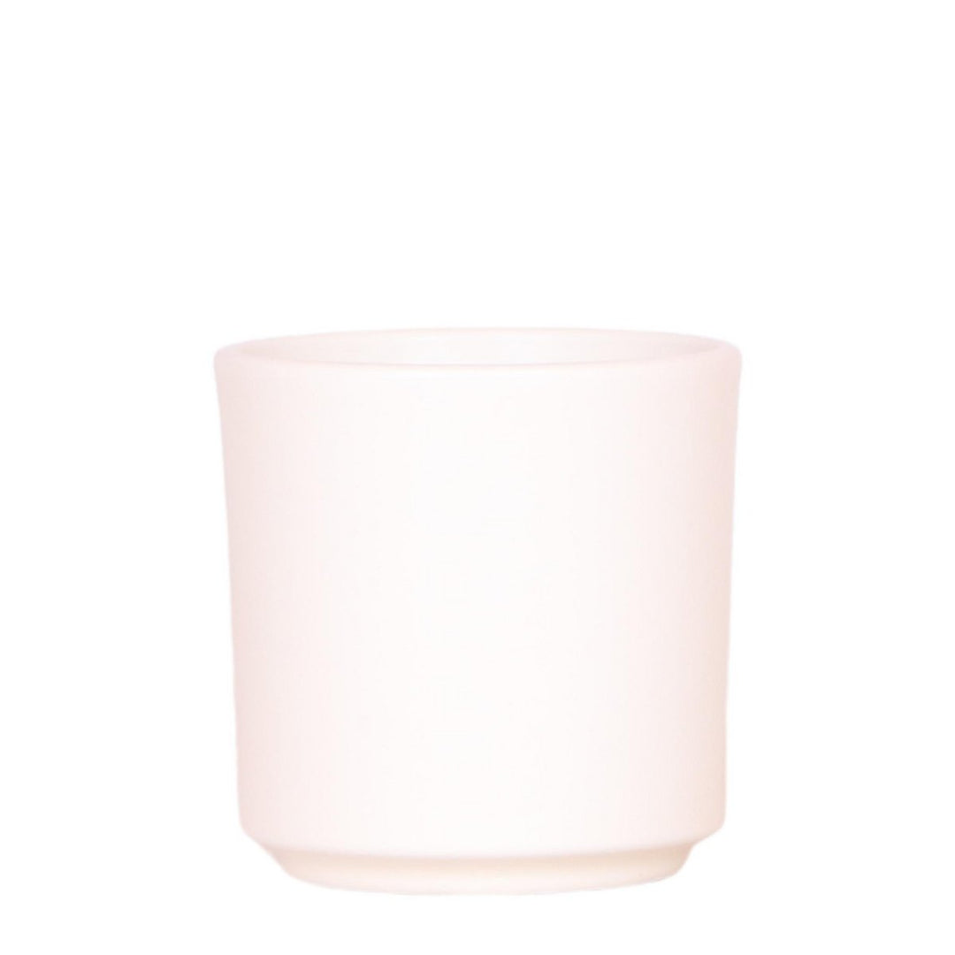 Kolibri Home | Simplicity bloempot - Witte keramieken sierpot Ø9cm - 6cm