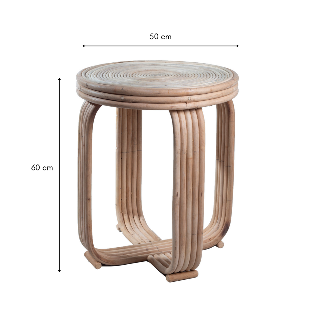 Rotan Bijzettafel | Bijzettafel | Banktafel KANTHI