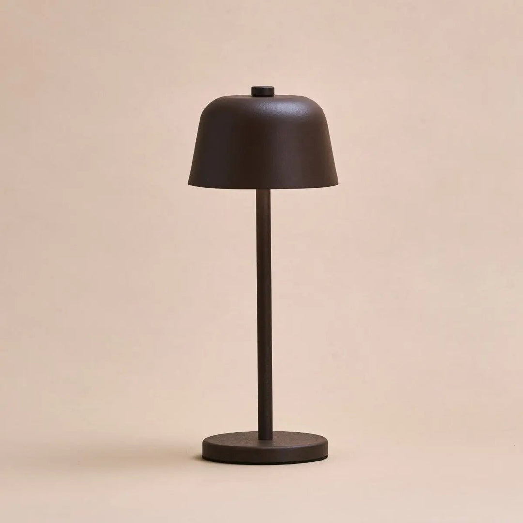 Anton Mokka Bruin Oplaadbare Tafellamp | Strakke en draadloze verlichting