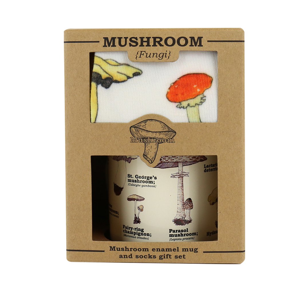Gift Republic Mok & Sok - Paddenstoelen