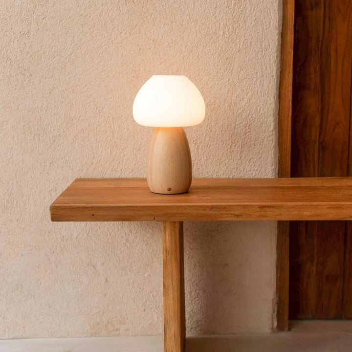 Beer lichtbruin stijlvol oplaadbare lamp-draadloos, dimbaar, milieuvriendelijk ontwerp