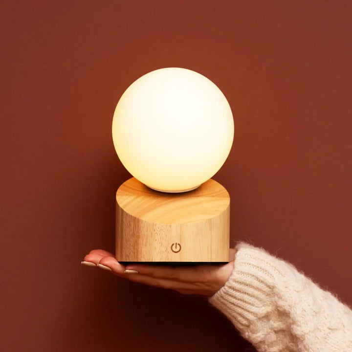 Morris stijlvolle oplaadbare lamp – draadloos, dimbaar, milieuvriendelijk ontwerp