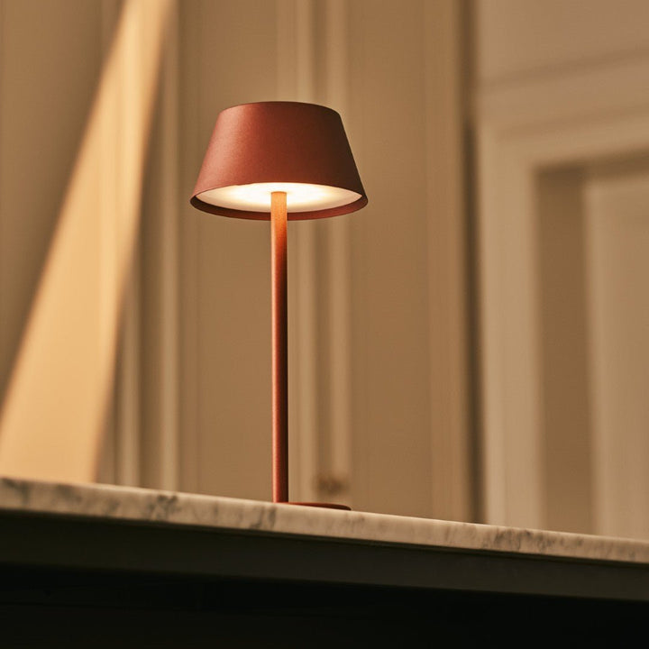 Milou Bronze - Tafellamp zonder kabel L Modern, Design & 3 Light Modi