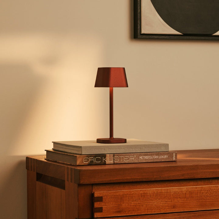 Ava Bronze - Oplaadbare tafellamp | Stijlvol, draadloos en dimbaar