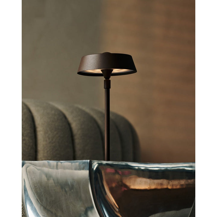Luca Mocha Brown - USB -oplaadbare lamp L Minimalistisch, speels en dimpelbaar