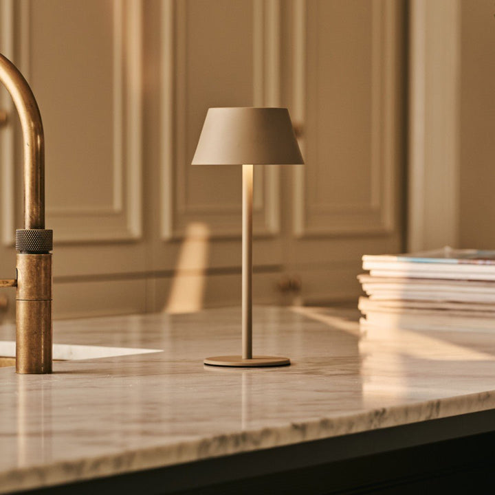 Milou Koala Brown - tafellamp zonder kabel L Modern, Design & 3 Light Modi