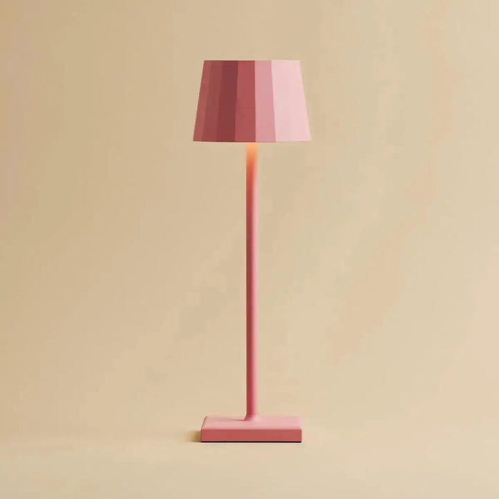 Wouter Flamingo Roze oplaadbare tafellamp-Draadloos opladen, dimbare, 120 uur batterijduur