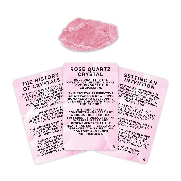 Gift Republic Helende Kristallen Kit - Liefde