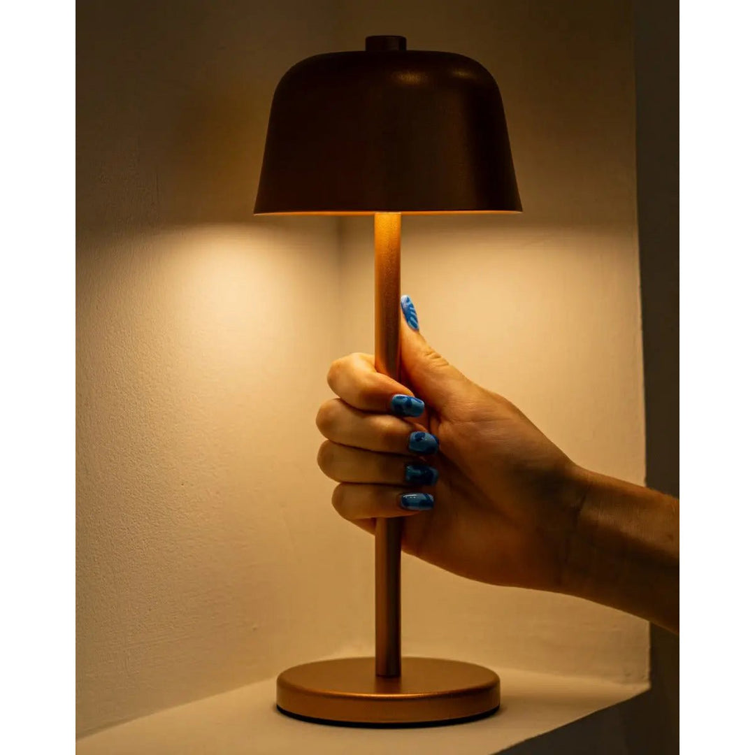 Anton Koperen Oplaadbare Tafellamp | Stijlvolle en draadloze verlichting