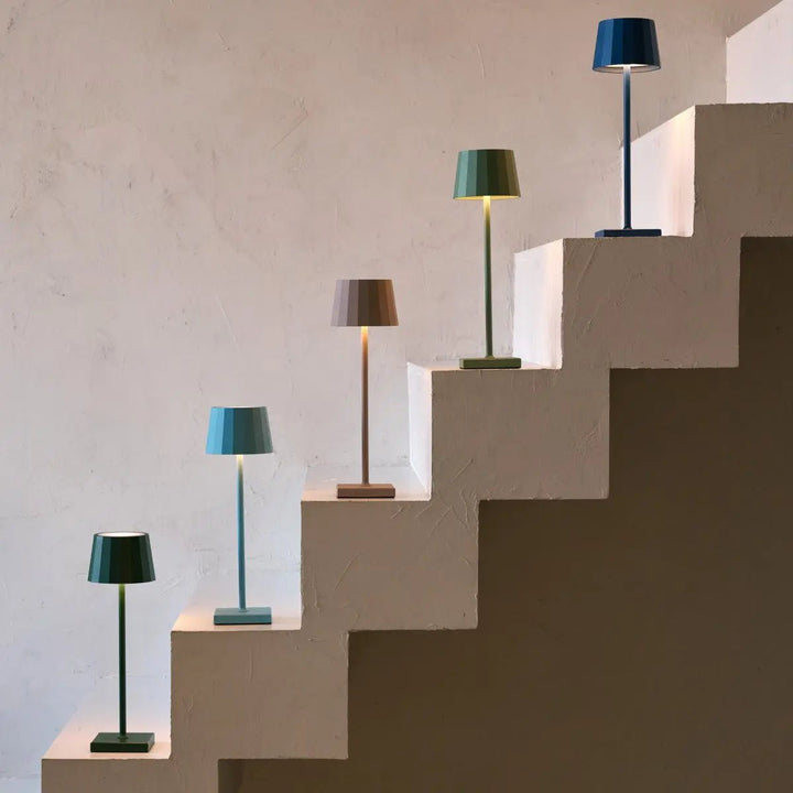 Ava Shadow Gray - Oplaadbare tafellamp | Stijlvol, draadloos en dimbaar