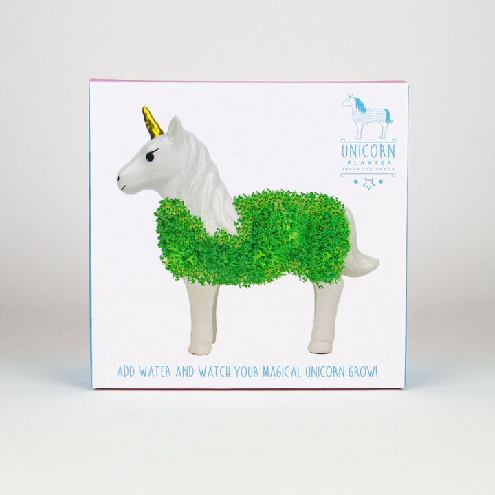 Gift Republic Bloempot met Chia Zaadjes - Eenhoorn