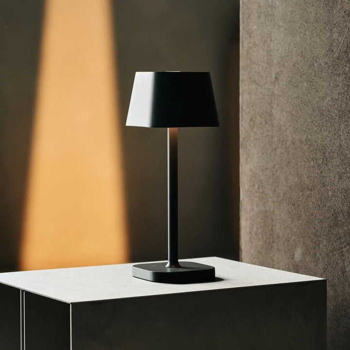 Ava Stone Gray - Oplaadbare tafellamp | Stijlvol, draadloos lamp en dimbaar