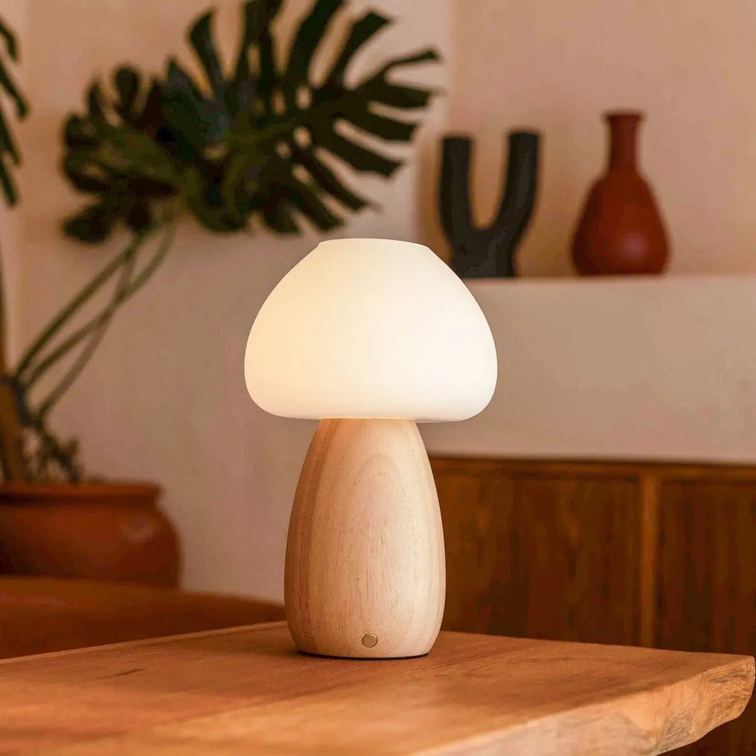 Beer lichtbruin stijlvol oplaadbare lamp-draadloos, dimbaar, milieuvriendelijk ontwerp