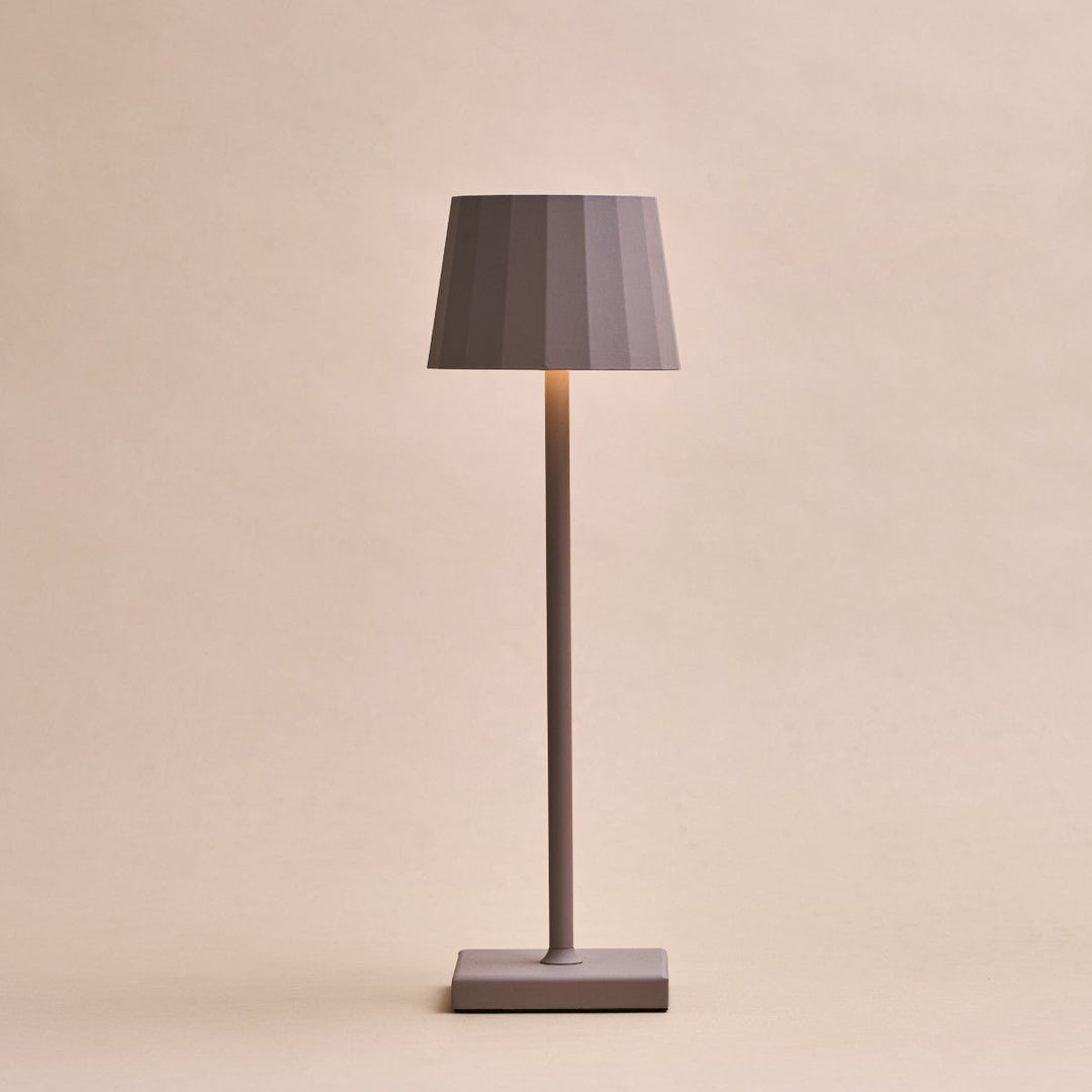 Wouter Koala Brown Oplaadbare tafellamp-Draadloos opladen, dimable, 120 uur batterijduur