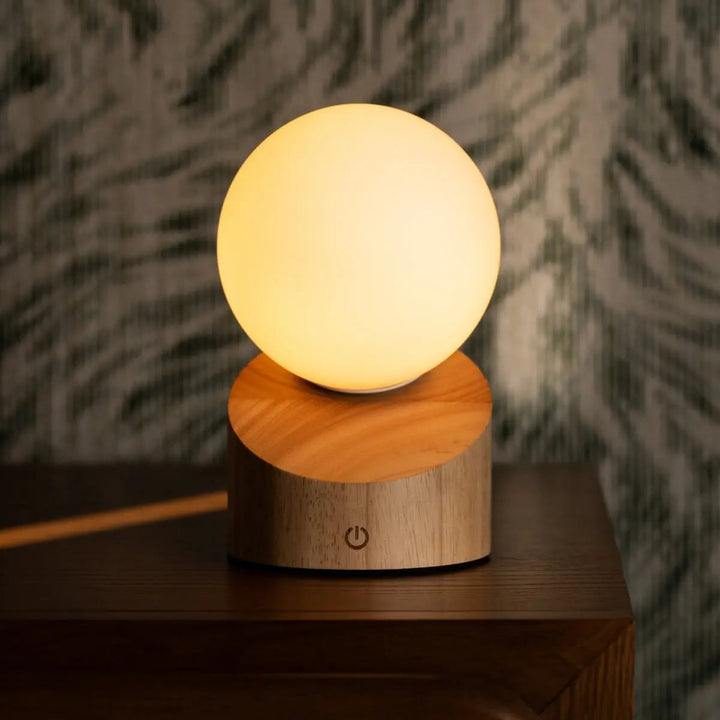 Morris stijlvolle oplaadbare lamp – draadloos, dimbaar, milieuvriendelijk ontwerp