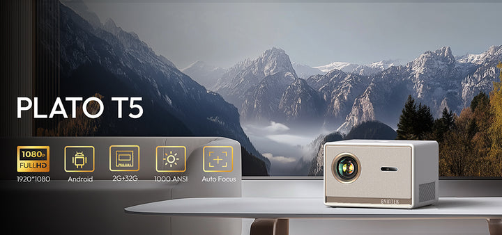 BYINTEK Plato T5 Smart Wifi Projector - Beamer