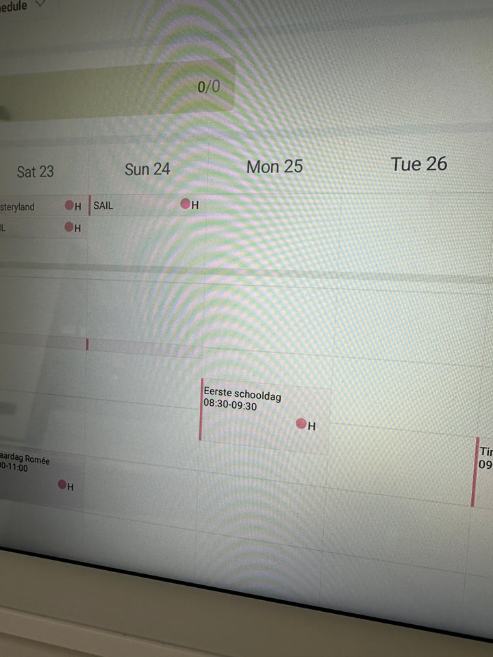 Timiqo Digitale Planner – Slimme Gezinsagenda met Touchscreen