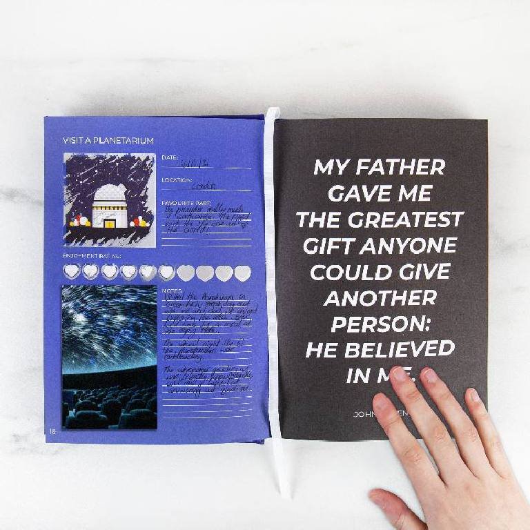 Gift Republic Bucketlist Krasboek - Papa