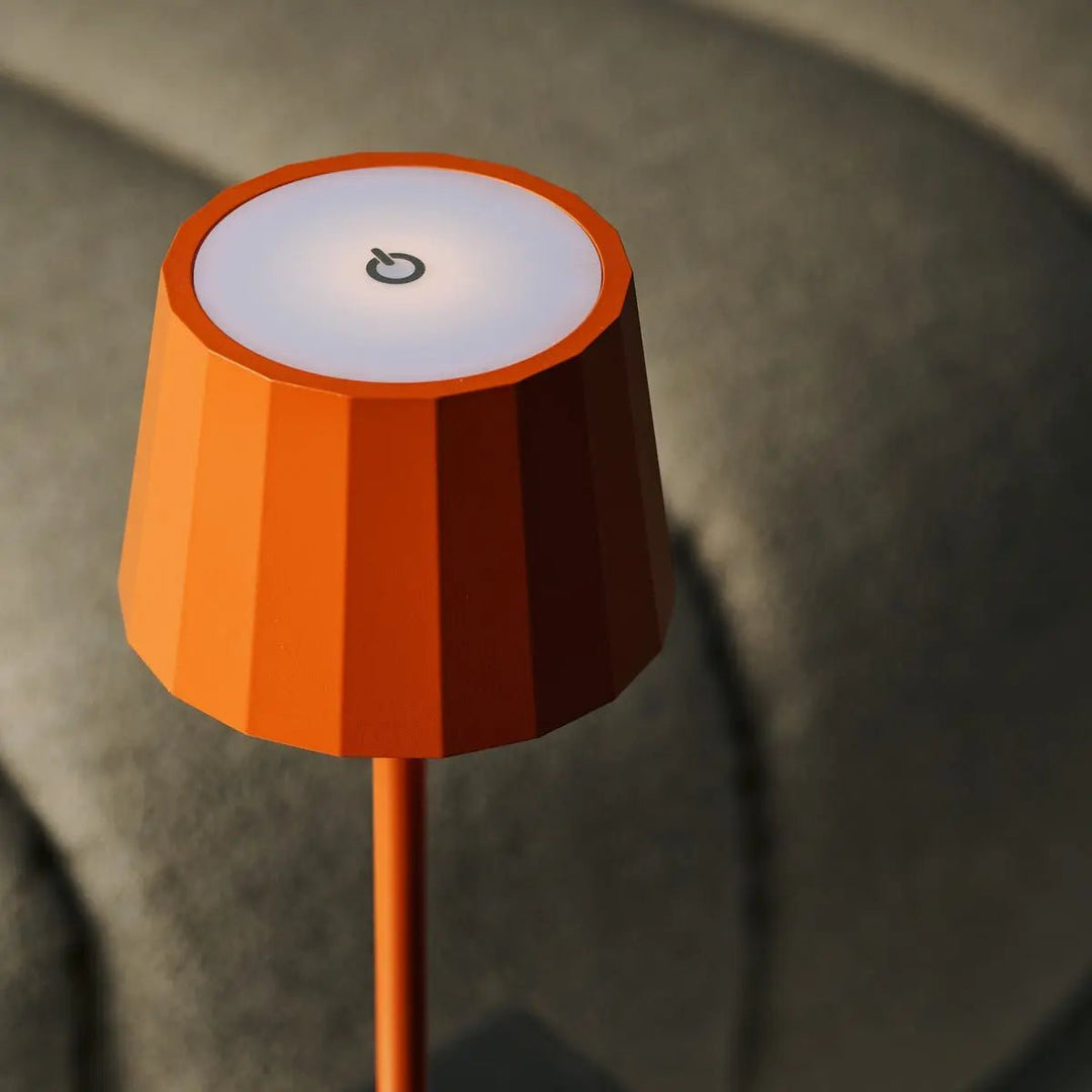Wouter oranje bloesem oplaadbare tafellamp-draadloos opladen, dimable, 120 uur batterijduur