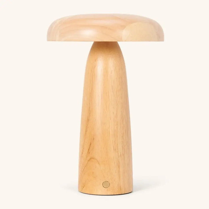 Lennart Houten Tafellamp – Oplaadbare, dimbare en draadloze verlichting