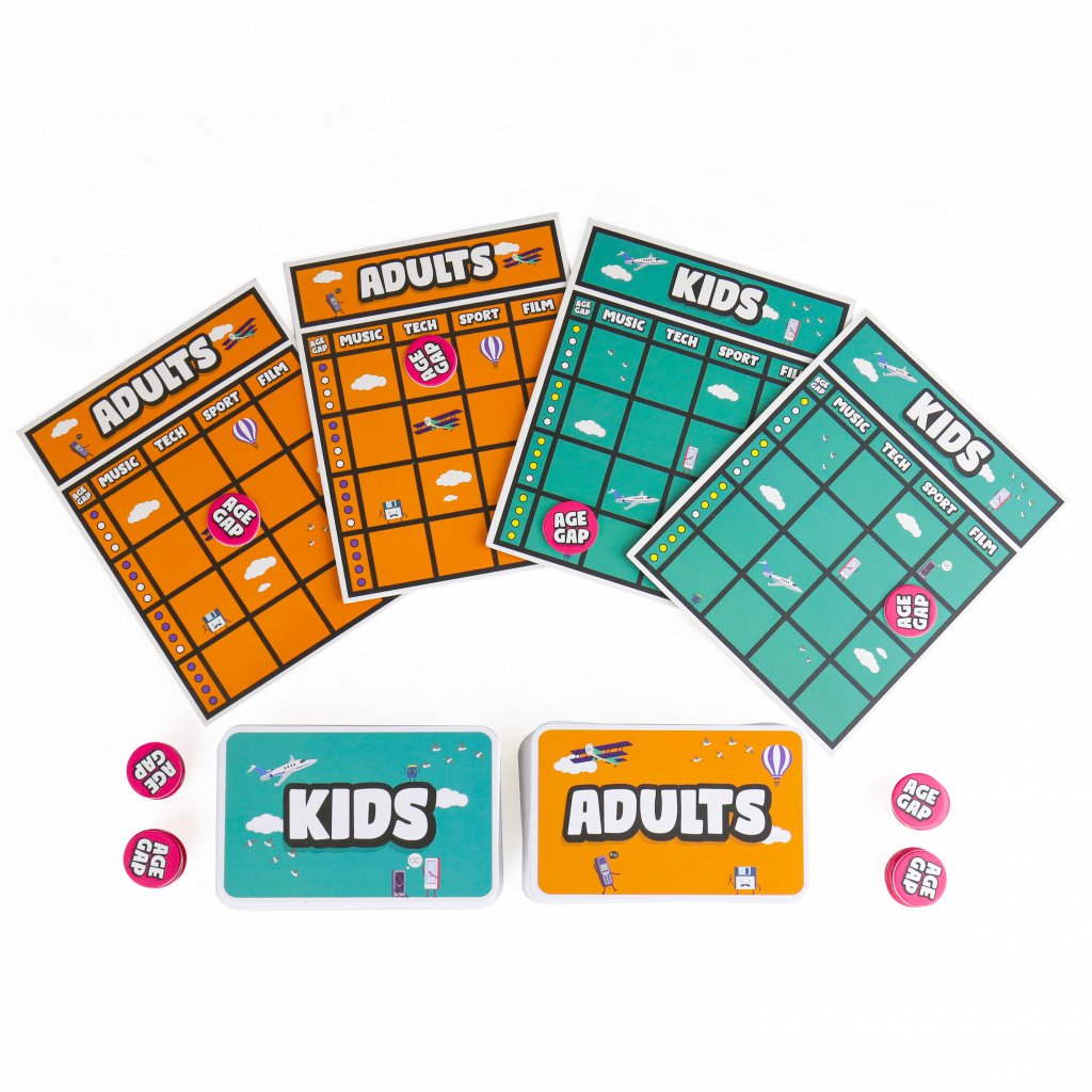 Gift Republic Age Gap - Familie Trivia spel