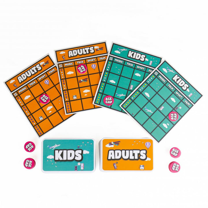 Gift Republic Age Gap - Familie Trivia spel
