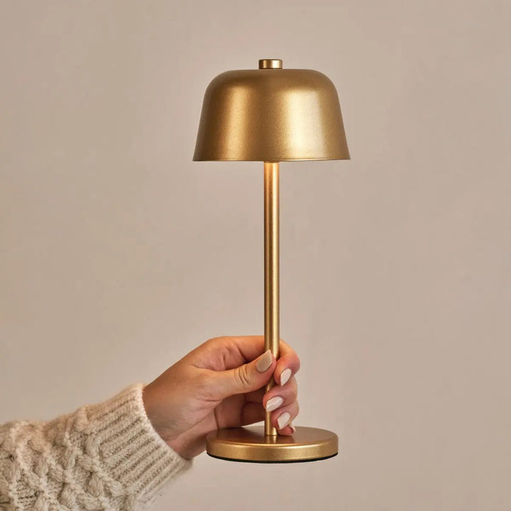 Anton Goud Oplaadbare Tafellamp | Strakke en draadloze verlichting