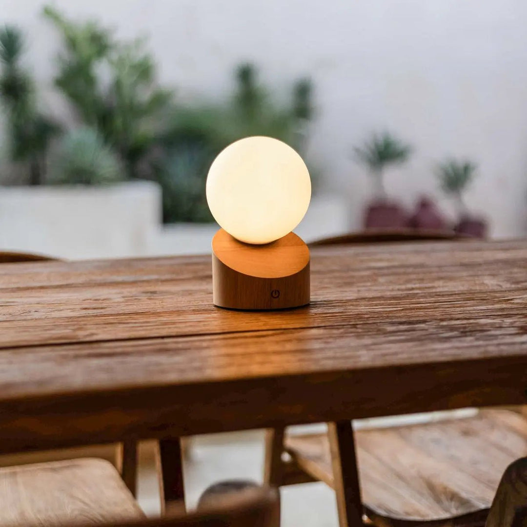 Morris stijlvolle oplaadbare lamp – draadloos, dimbaar, milieuvriendelijk ontwerp