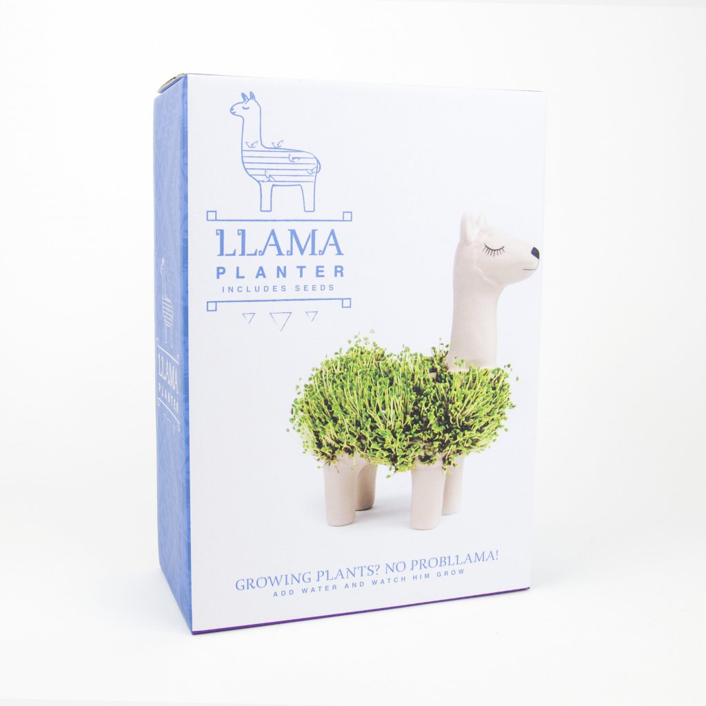 Gift Republic Bloempot Met Chia Zaadjes - Llama