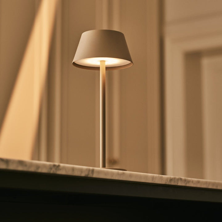 Milou Koala Brown - tafellamp zonder kabel L Modern, Design & 3 Light Modi
