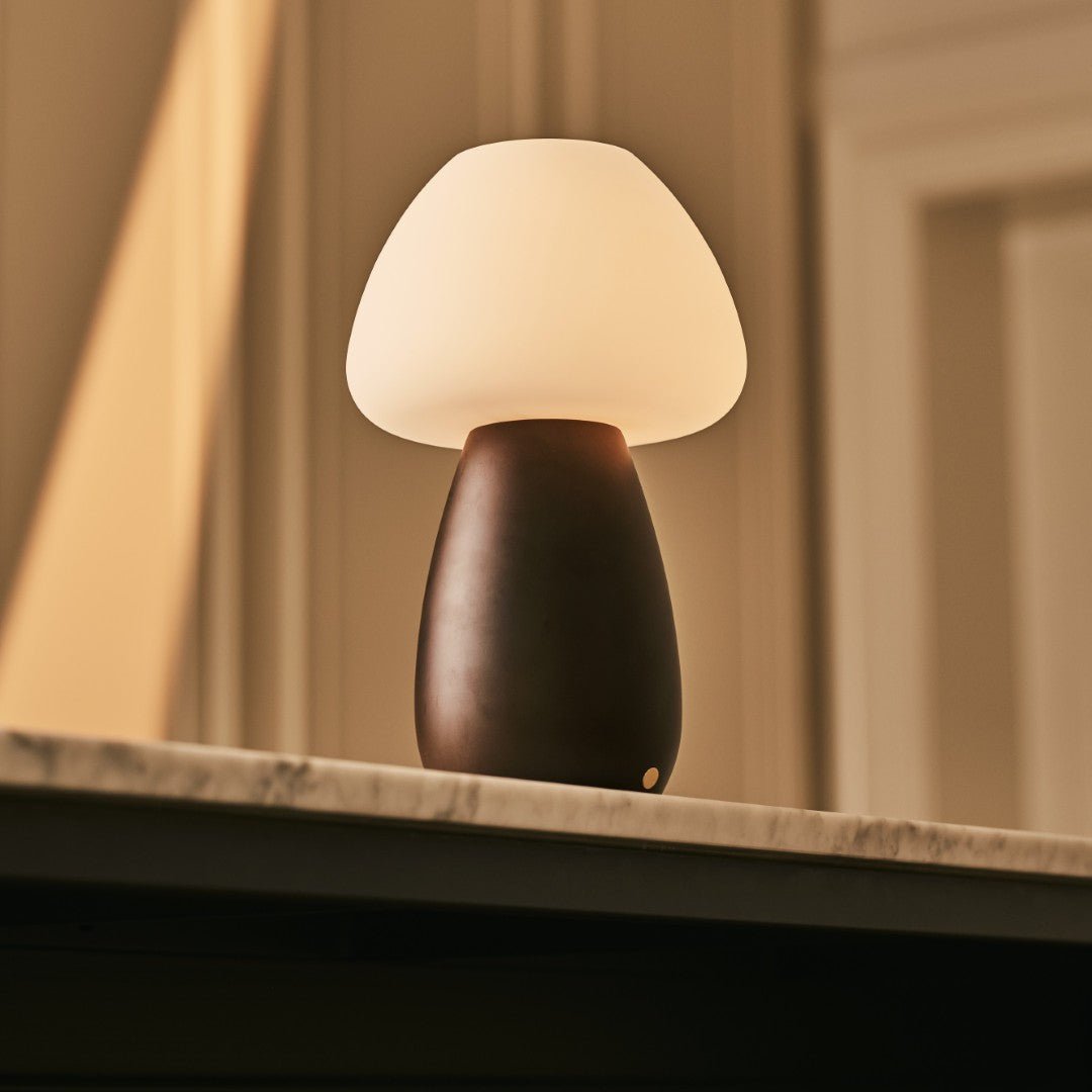 Bear Dark Bruin Stijlvol oplaadbare lamp-draadloos, dimbaar, milieuvriendelijk ontwerp