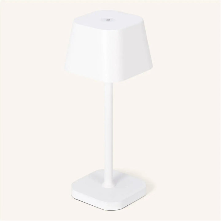 Ava witte oplaadbare tafellamp – stijlvolle, draadloze en dimbare verlichting