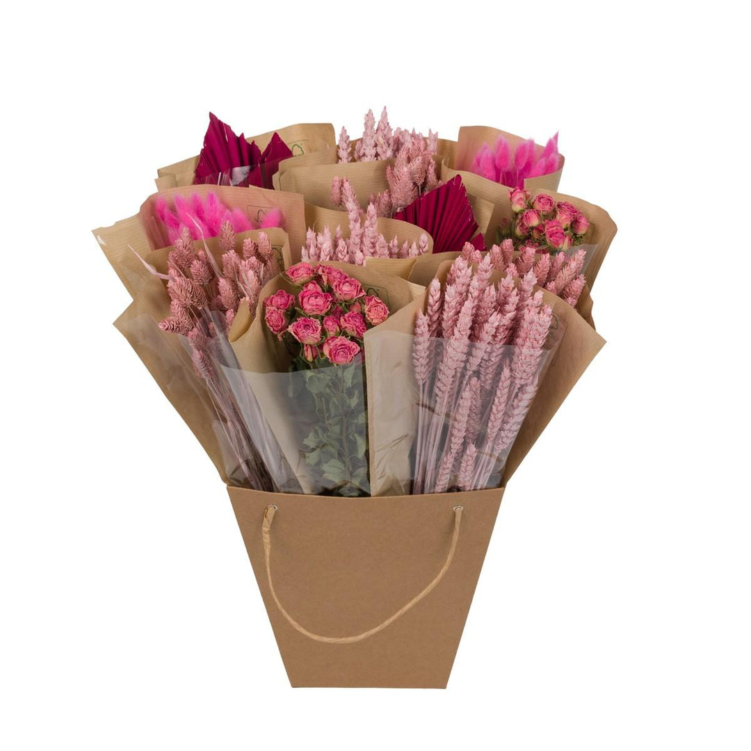 Dried Mono Mix Pink - 12 stuks - ↕50 cm